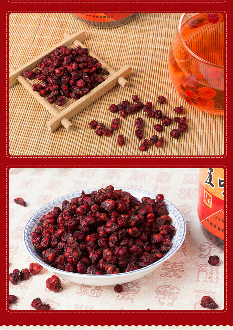 HelloYoung 100g Chinensis Wu Wei Zi Herbal Tea Organic Wild Dried Schisandra Flower Tea