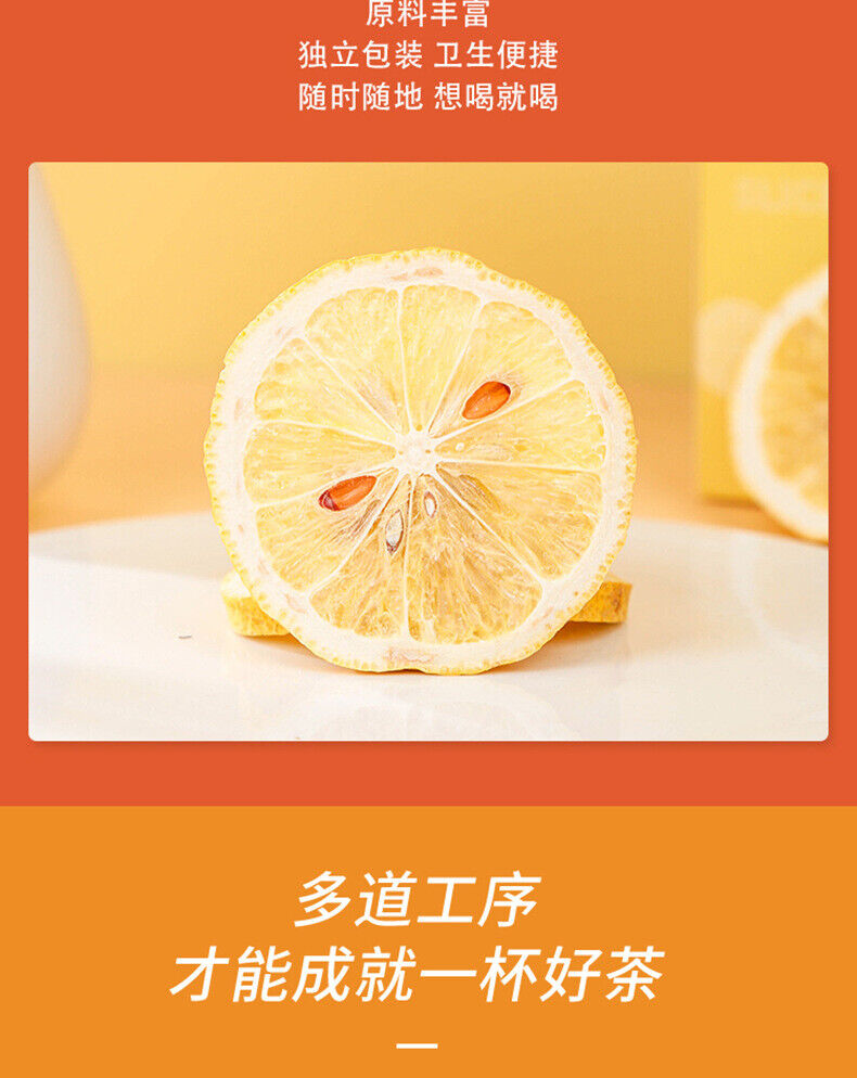 HelloYoung Lemon Slices Freeze-dried Lemon Slices In Water Lemon Slices 40g 4g*10