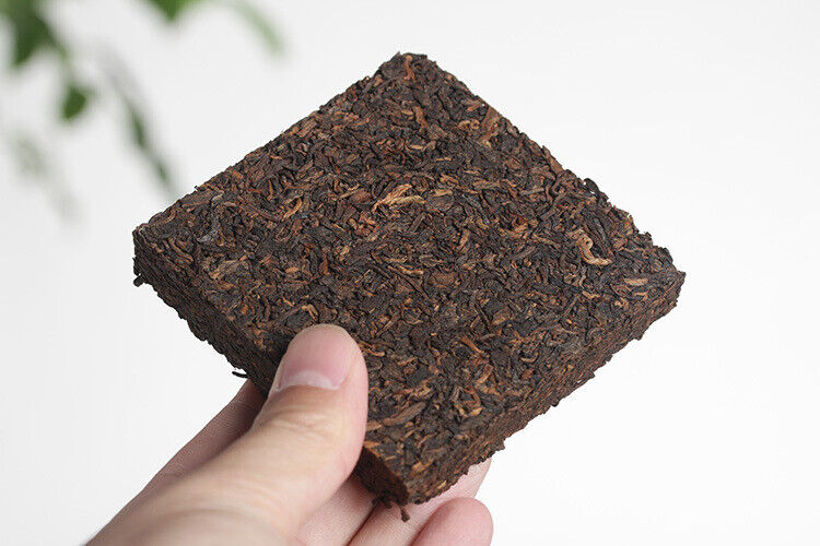HelloYoung 100g  Yunnan Puerh Tea Leaves Yunnan Square Brick Puerh Ripe Tea