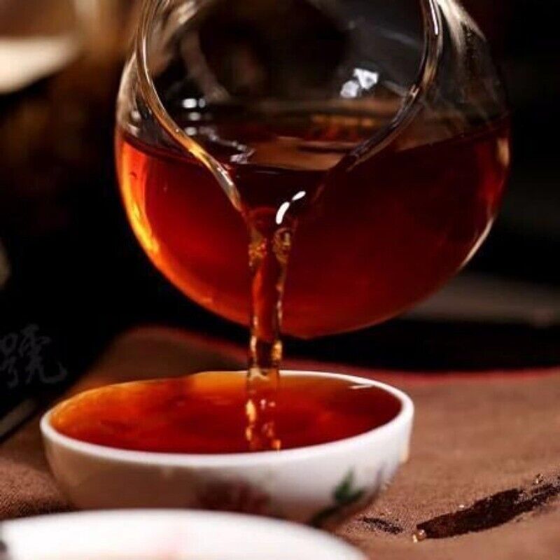 HelloYoung New Old China Ripe Puer Tea Puerh Chinese Tea Yunnan Puerh Tea Puer Shu 100g