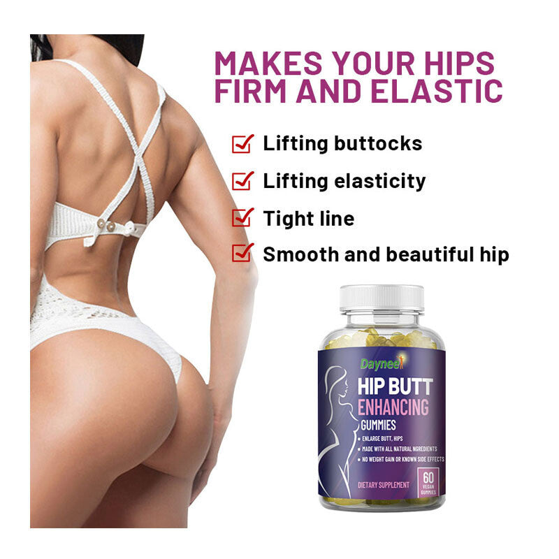 Hip Butt Enhancing Gummies – Big Butt Capsules, Boost & Firming 60 Capsules
