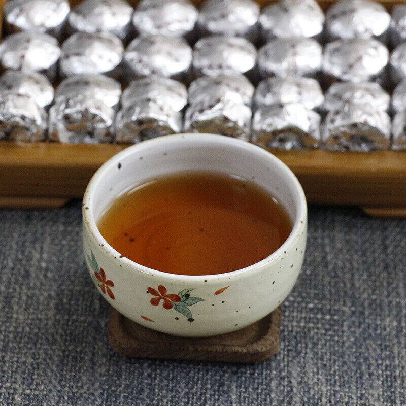 Brick Shaped Tea Yunnan Chrysanthemum Fermented Mini Puer Tuo Cha Puerh Tea 500g