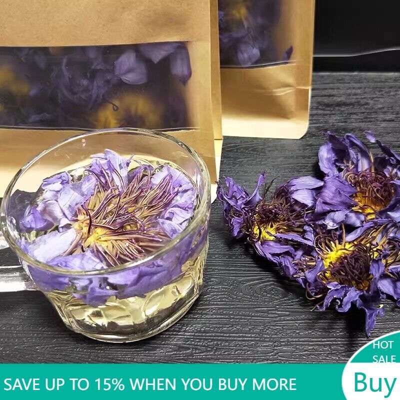 FullChea - 30g Egyptian Blue Lotus Flower Tea Bags Premium Lotus Herba Tea