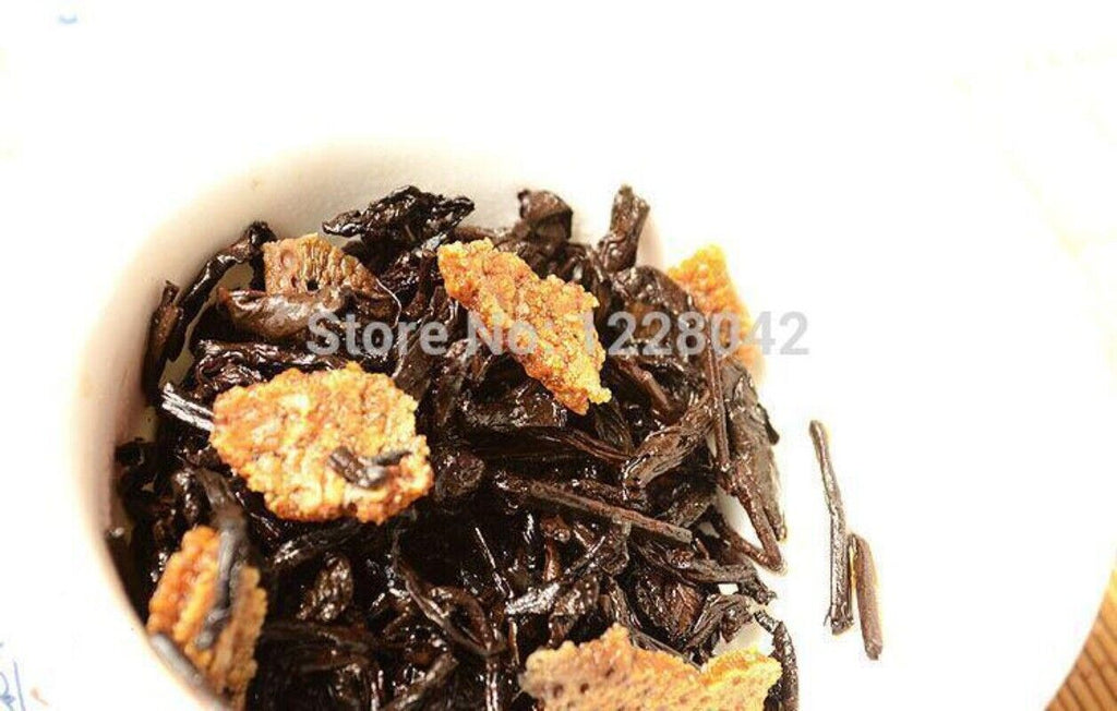 HelloYoung 3pcs Orange Puerh Tea Puer Ripe Pu Erh Tea Old Puer Tea Pu Er Pu-er Health Care