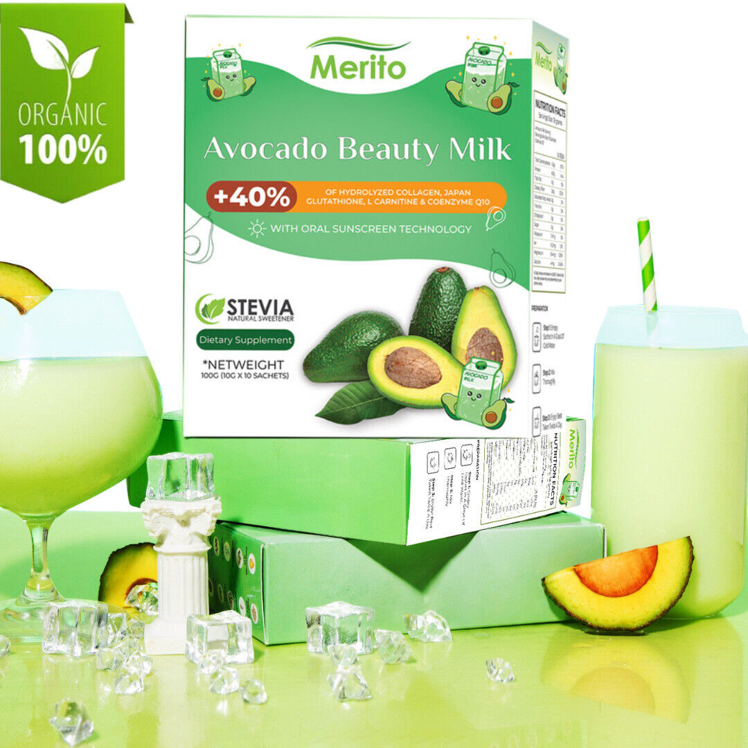 Reine Avocado Milch Grüner Saft Pulver Instant Solid Drink 10 g*10 Beutel