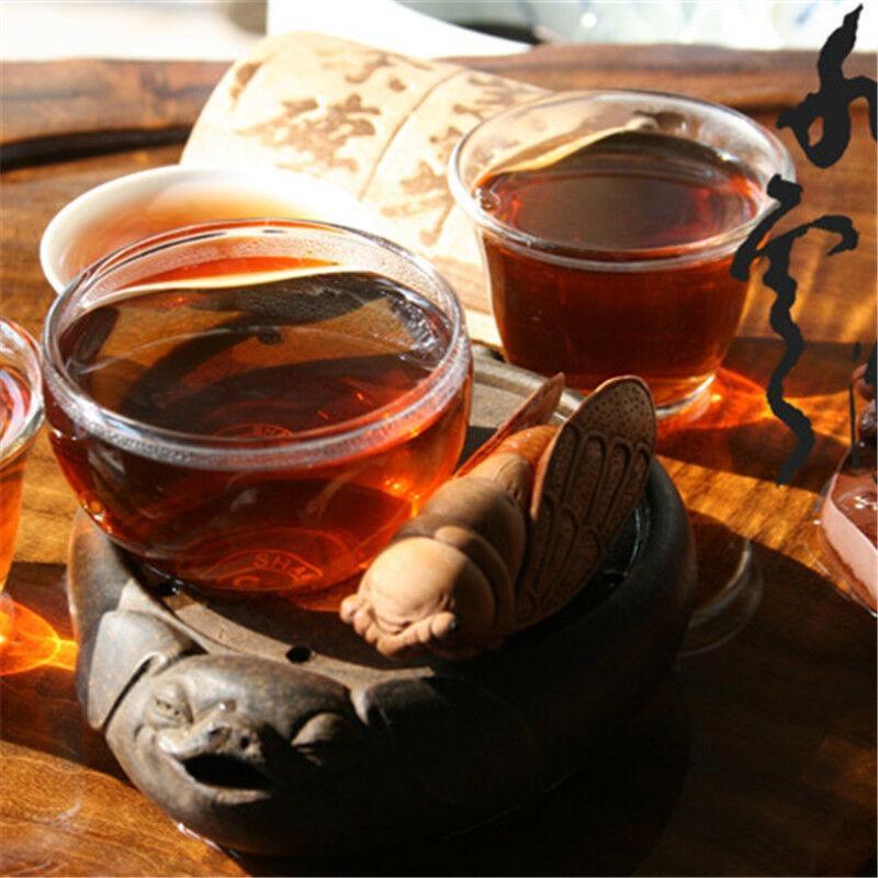 357g Wild-Harvested Yunnan Chinese Pu-erh Tea Cake: Ripened and Healthy