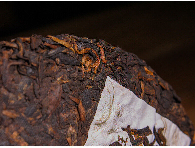 HelloYoung Puerh Ripe Tea Old Banzhang Ripe Tea Cake 357g Pu'er Tea Yunnan Pu'er Tea Cake