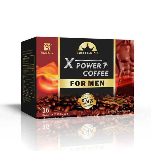 Man X-power Coffee Custom Maca Organic Herbal Instant Black Coffee 200g