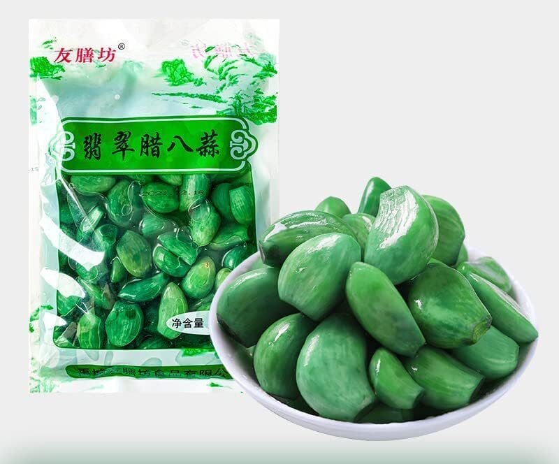 Laba Garlic Jade Garlic Fresh Green Garlic Pickled with Vinegar Shandong Special Main image