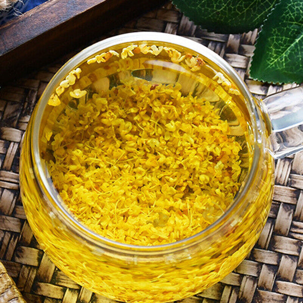 Guilin Osmanthus Dry Flowers 40g Jar Herbal Tea for Health and Relaxation