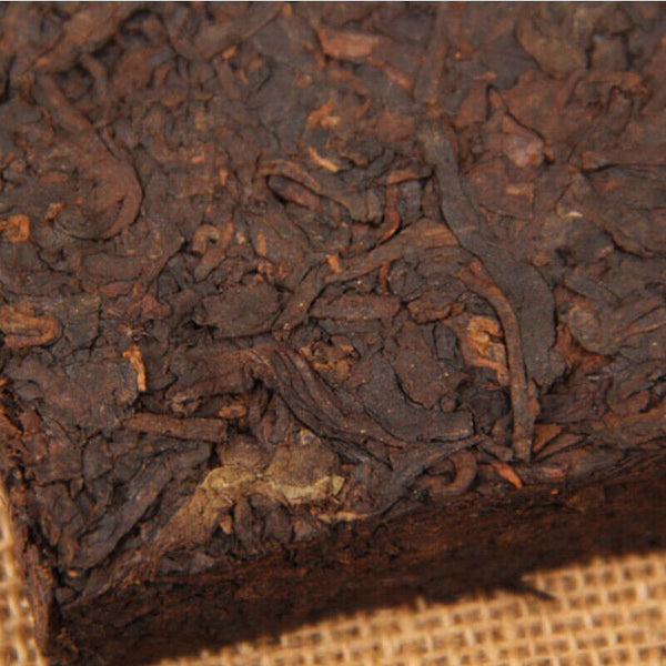 HelloYoung Top-grade Ripe Puer Tea Brick Classical Puer Material Ancient Tree Puerh 250g