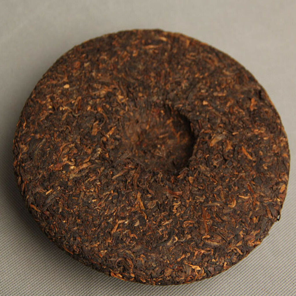 HelloYoung Cooked Puerh Tea Cake Full Fermented Banzhang Golden Bud Ripe Shu Puer Tea 357g