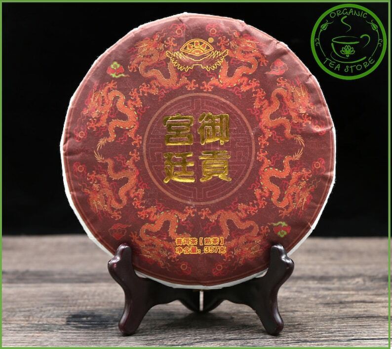 Exclusive Puerh Tea Pur-erh Cake 357g Menghai Chinese Tea Ripe Puer Puerh Main image
