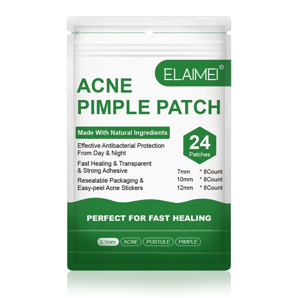24pcs Acne Pimple Patch with Tea Tree Oil, Calendula Oil & Belgium Hydrocolloid Main image
