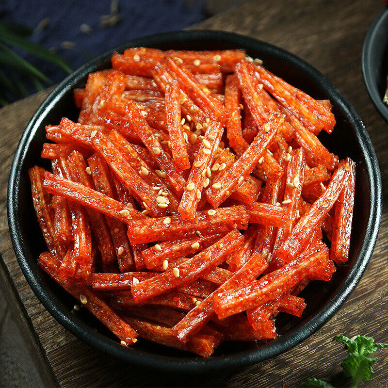 Spicy Gluten Strips - Retro Chinese Childhood Snacks, Hot & Chewy