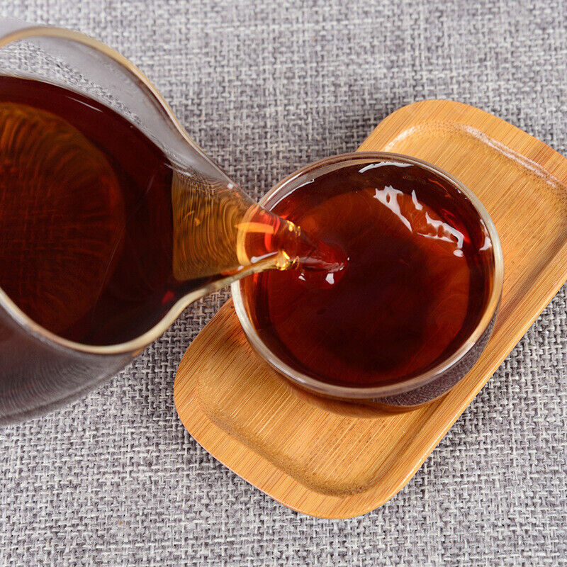 HelloYoung 357g Yunnan Tea Menghai Chenxiang Gleaning Seal Seven Cakes Pu'er Ripe Tea Cake