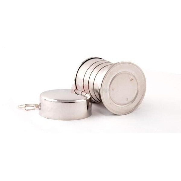 Water Cup Camping Fold Cup Portable Outdoor Travel Demountable Cup With Keychain