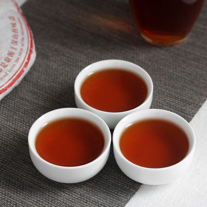 Yunnan Pu'er Tea Jingmai Ancient Tea Ripe Tea Seven Seed Cake Tea 357g