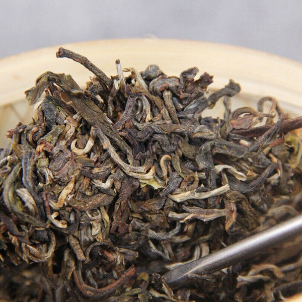 Ancient Tree Puerh Tea Cake 500g Bamboo Packed Green Sheng Gift