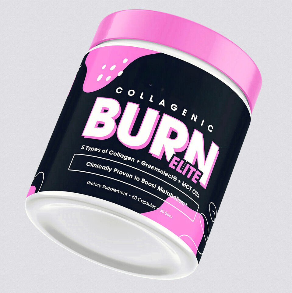 Collagenic Burn Elite, Collagen Peptides Infused Thermogenic Fat Burner Main image