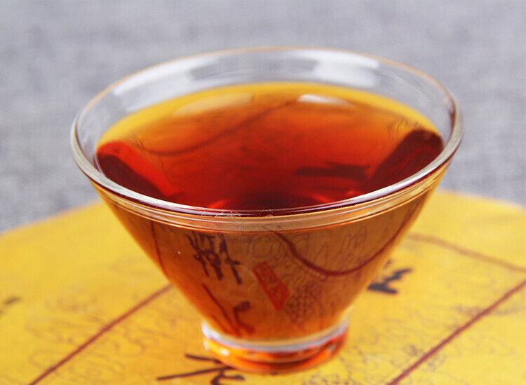Pu-erh Black Tea357g/12.59oz Menghai Brown Mountain Old Pu'er Cooked Tea Cake