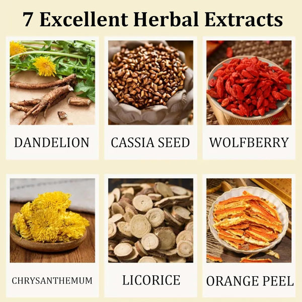 100% Natural Herbal Blend for Detox and Wellness Dandelion Goji Berry Tea