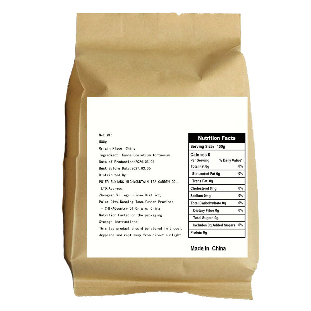 500g 30:1 Extract Powder for Mood Stress Relief Pure Kanna Sceletium Tortuosum Main image