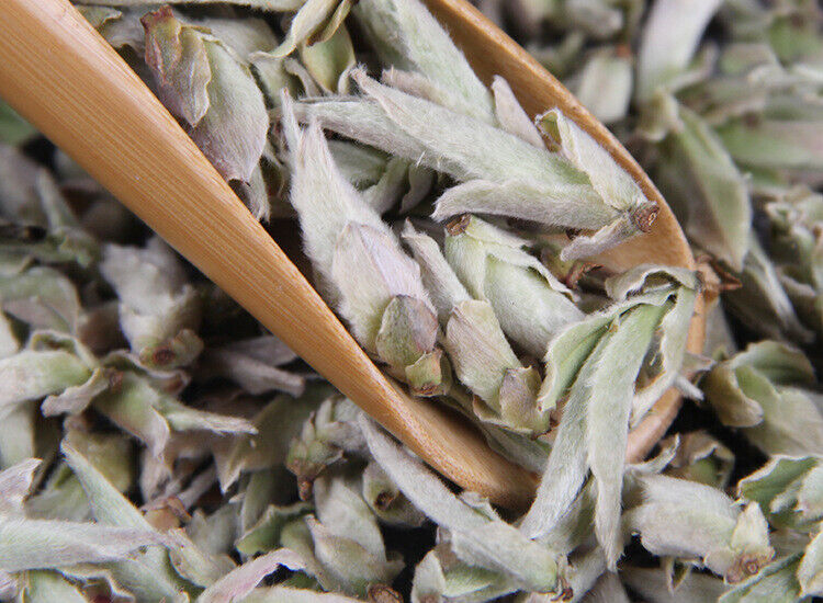 HelloYoung Yunnan Raw Tea Leaves White Buds Spring Tea Raw White Bud Spores Pu'er Raw Tea
