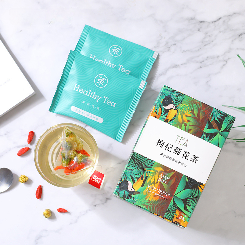Cold Soaked Tea White Peach Oolong Honey Peach Flower Fruit Tea Triangle Bag