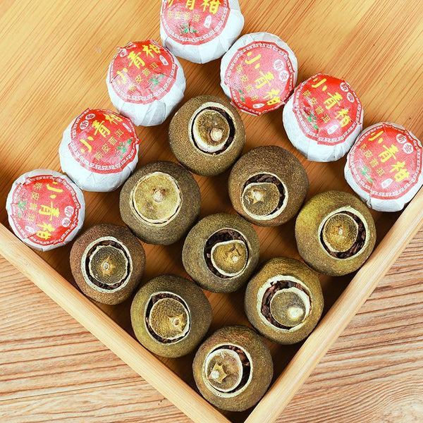 HelloYoung Health Care Pu Tea Natural Tea Tangerine Peel Pu'er Tea Qinggan Pu'er 250g-300g
