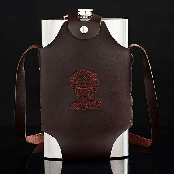 Alcohol Bottle Belt Case Stainless Steel Hip Flask Liquor Whisky Portable Pocket