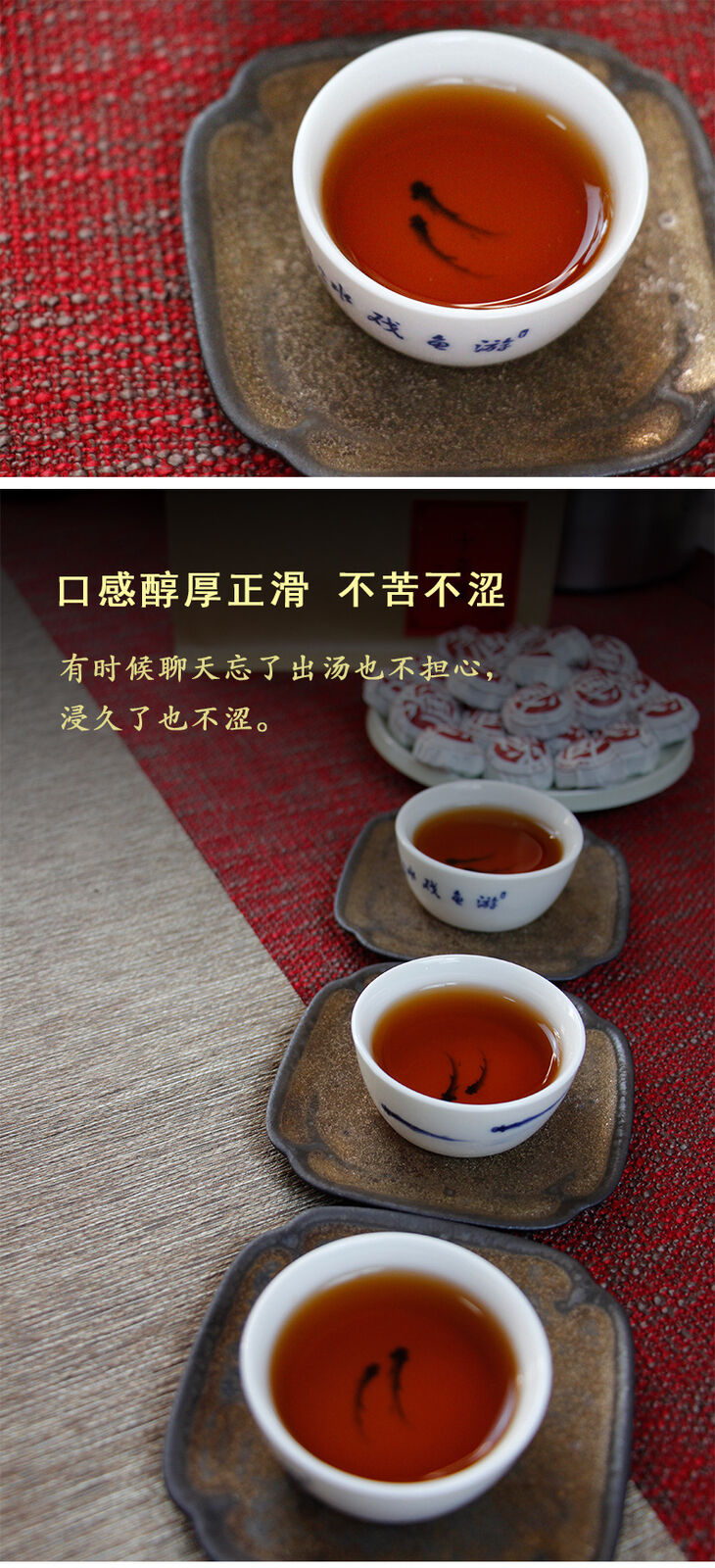 HelloYoung 500g Palace Ripe Tea Pu'er Spring Tea Gold Tuo Ripe Tea Palace Gold Brick Tuocha