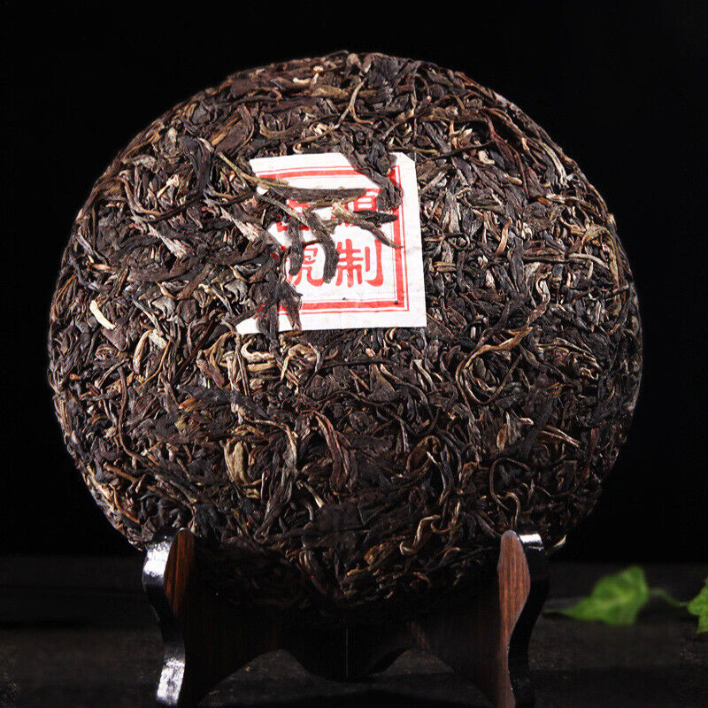 357g Qizi Cake Raw Tea Pu'er Tea Hot stamping Old Ban Zhang Pu'er Raw Tea Cake Secondary image