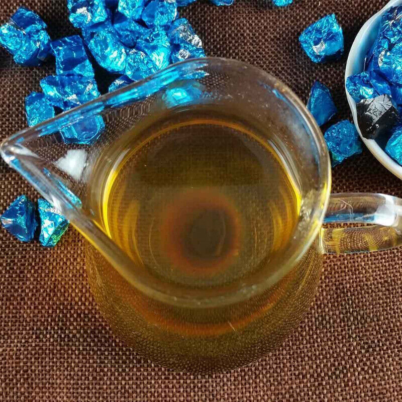 HelloYoung Pu-erh Shen Tea Cream Cha Gao Sheng Resin Puer Raw Chagao Blue Foil Packing
