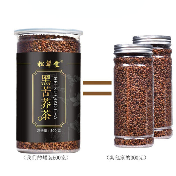 500g Premium Black Tartary Buckwheat Tea Herbal Tea Healthy Organic Hei Ku Qiao