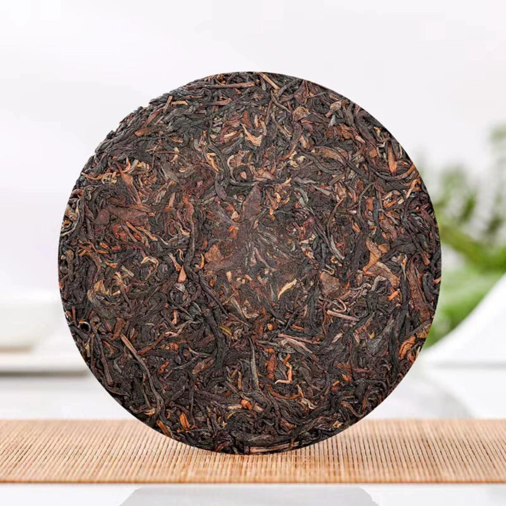 200g  Ancient Tree Sun-Dried Red Tea Cake Healthy Drink Yunnan Tea King Tea