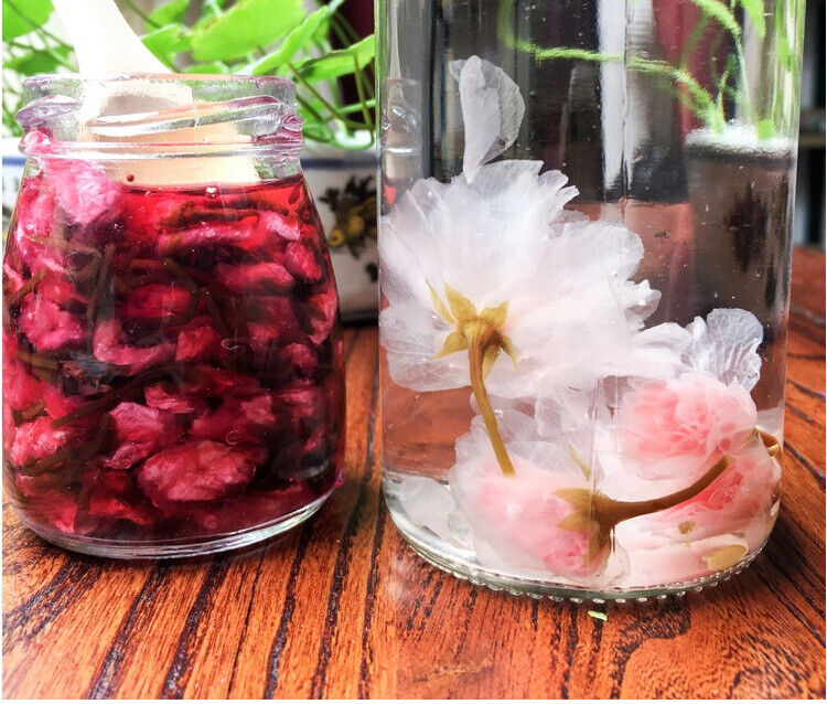 Sakura Flower Tea Japanischer Gesalzener Sakura-Blumentee Rosa Kirsche Blumentee