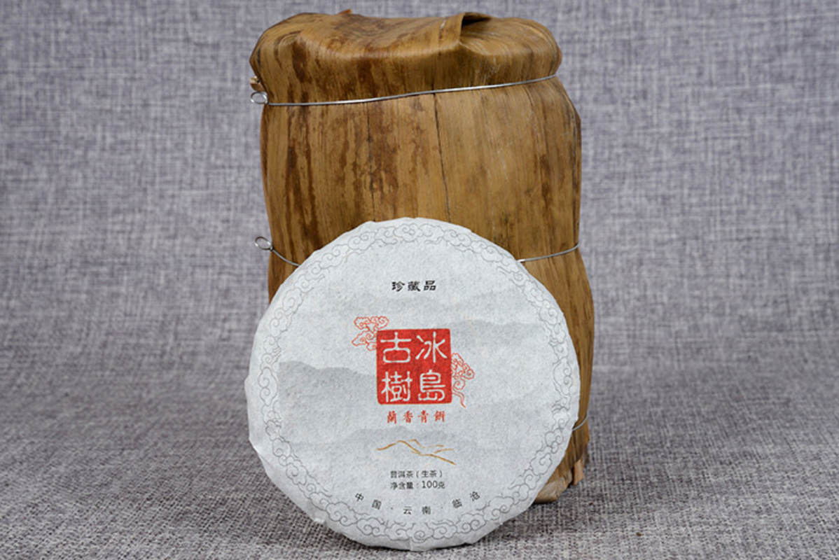 HelloYoung Yunnan Pu'er Tea 100g Icelandic Ancient Tree Raw Tea Cake Pu'er Raw Tea Cake