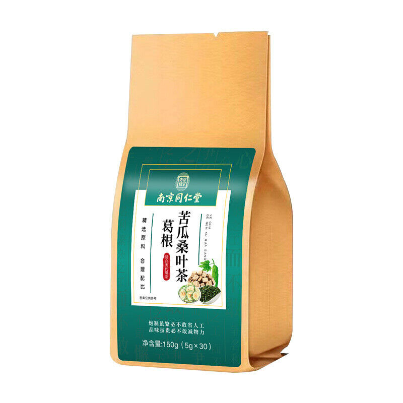 Nanjing TongRenTang Pueraria Bitter Melon Mulberry Leaf Tea HealthTea Bag 150G
