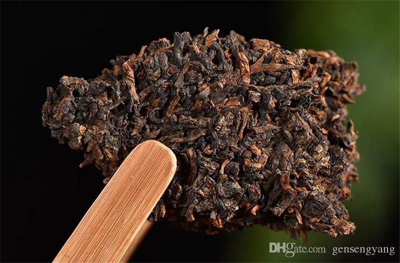 HelloYoung 400g Gong Ting Royal Old Puer Tea Cake Yunnan Mengku Ripe Pu-erh Tea Black Tea 茶