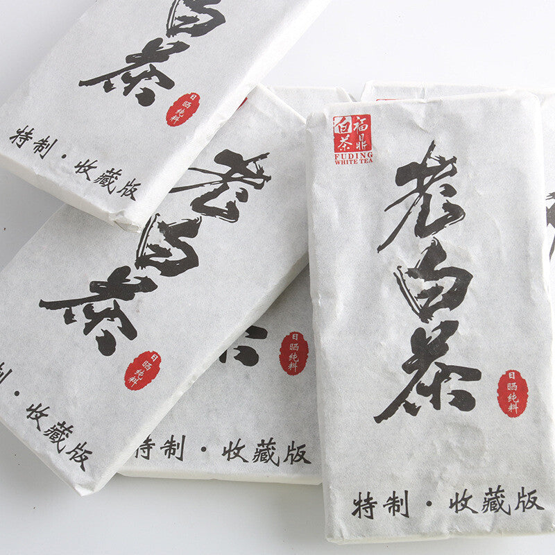 500g Alpine Sun Date Fragrant Tea Fuding White Tea Shou Mei Tea Brick
