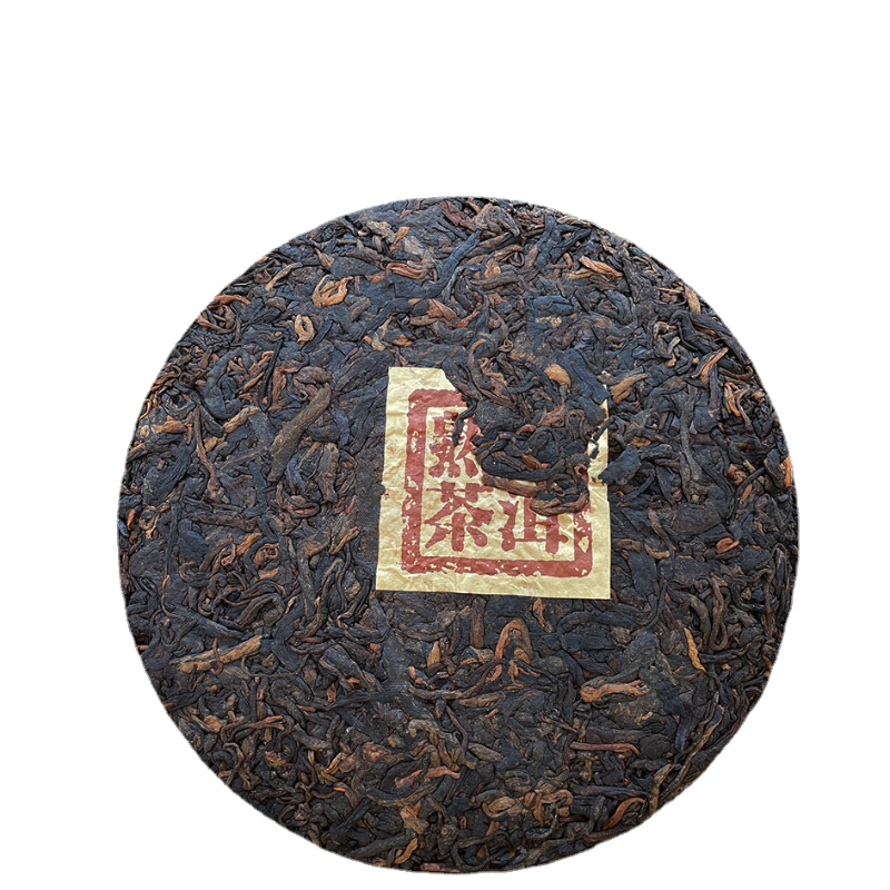 HelloYoung Meng Song Yunnan Seven Seed Cake Tea Leaf Puerh Tea Ripe Tea 357g/12.59oz