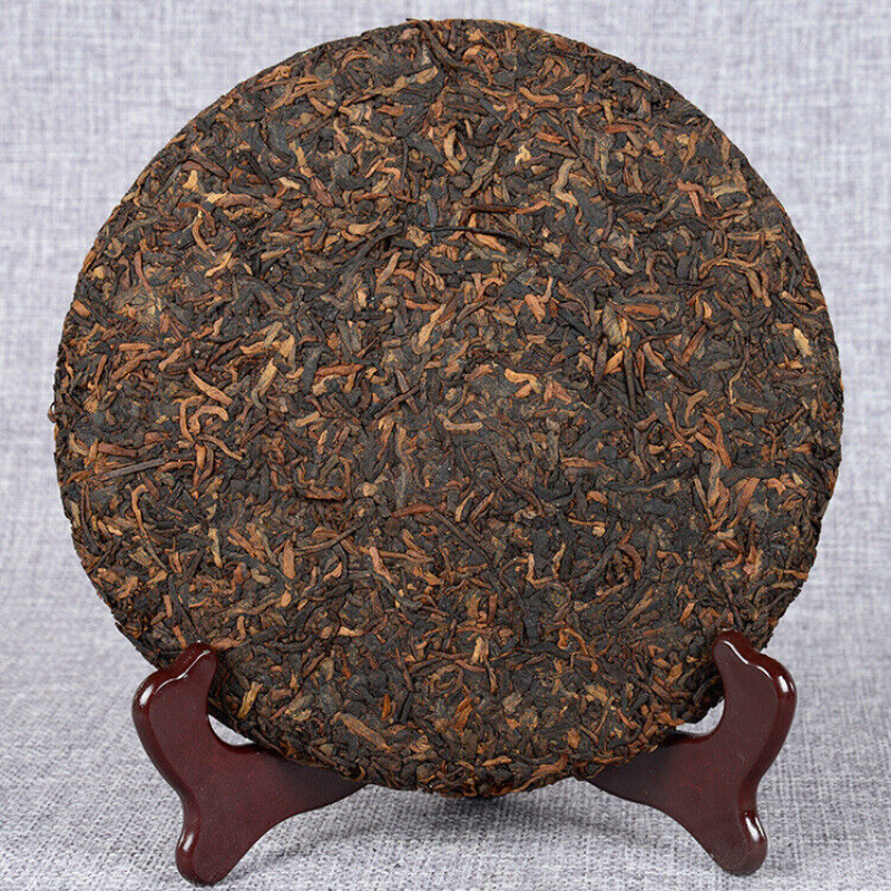 HelloYoung TeaAncient Tree Pu-erh Ripe Cake Health Care 357g Top Black Tea Yunnan Pu-erh Tea Secondary image