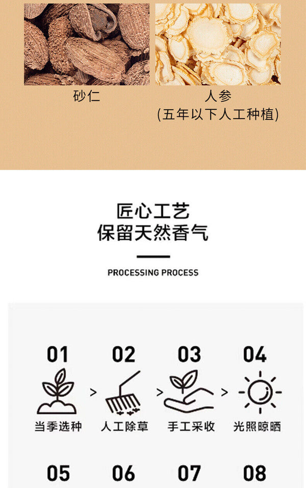 HelloYoung 25 packs of 250g Five Finger Peach Poria Cocos Soil Poria Cocos Grab Dragon Tea