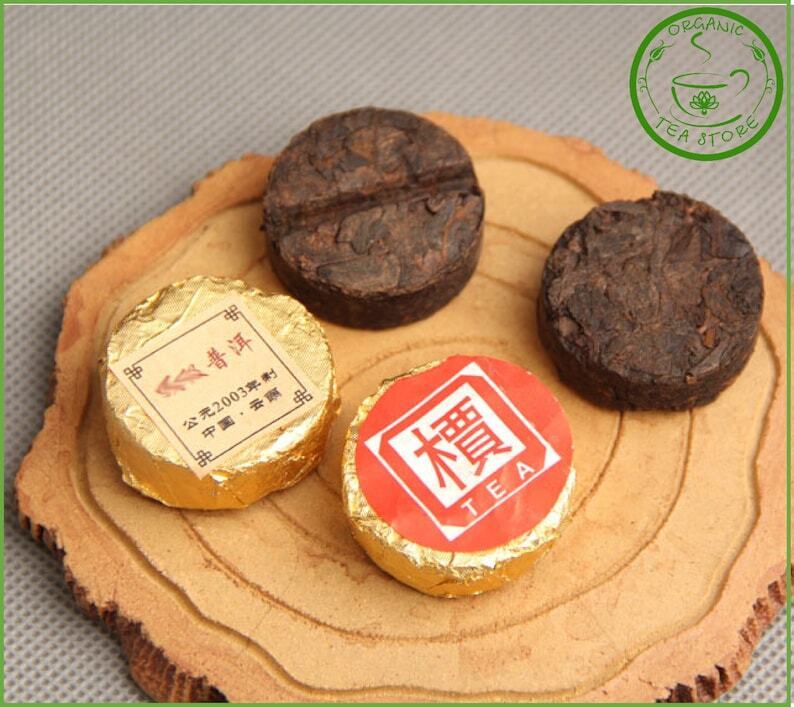 Pu-erh Chinese Tea Puerh China best Tea Cake 250g Tea Ripe Puer Puerh Gifts Main image