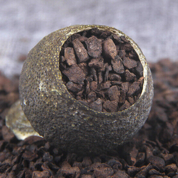 HelloYoung Pu'er Tea Healthy Drinks500g Gift Tea Xiao Qing Guan Pu'er Tea Xin Hui Chen Pi