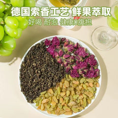Grape Peach Oolong Tea Heavy Red Rose Flower Tea