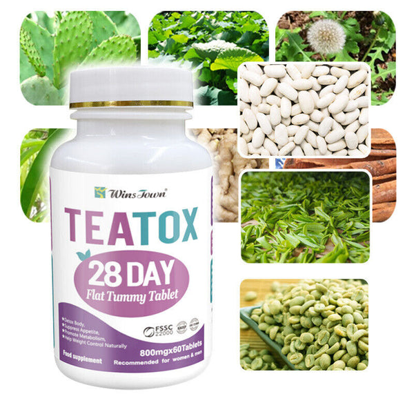 Skinny Femme Detox Pill 28 Day Flat Tummy Weight Loss Tablet 60 Tablets