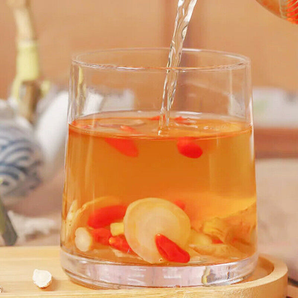 Goddess Soup: Red Ginseng, Astragalus, Goji & Ophiopogon Herbal Tea Soup