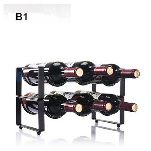 Wine Bottle Wine Cabinet Superposition Wine Rack Metal Iron Rack Display Shelf